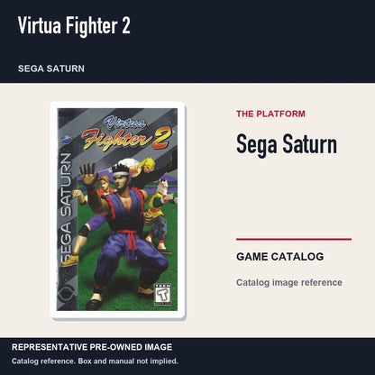 Representative pre-owned Virtua Fighter 2 (Sega Saturn), platform product layout.