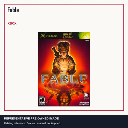 Representative pre-owned Fable (Xbox), minimal product layout.