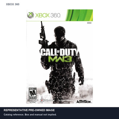 Representative pre-owned Call of Duty Modern Warfare 3 (Xbox 360), white product reference.