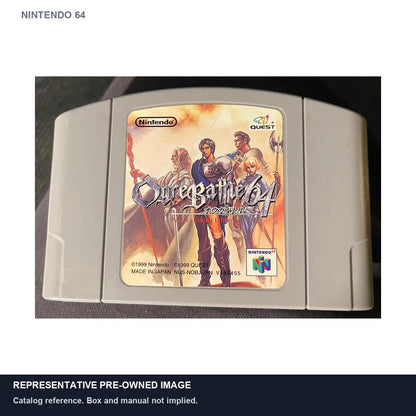 Representative pre-owned Ogre Battle 64: Person of Lordly Caliber (Nintendo 64), white product reference.
