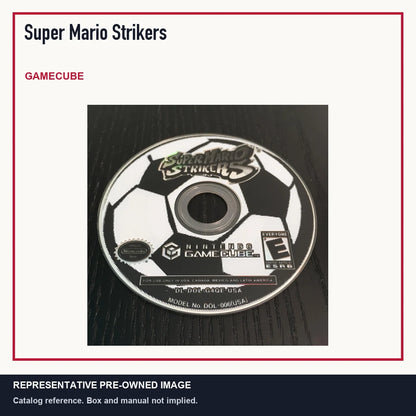 Representative pre-owned Super Mario Strikers (GameCube), minimal product layout.