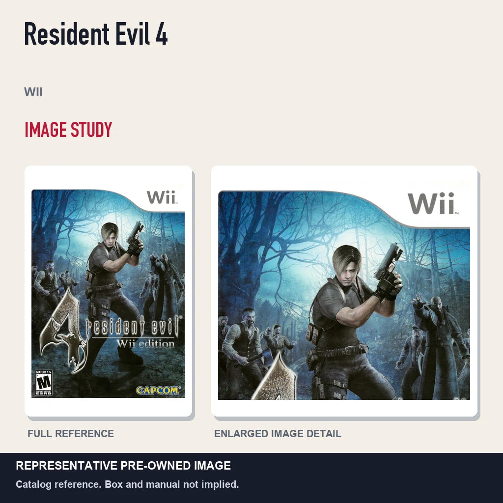 Representative pre-owned Resident Evil 4 (Wii), full image and detail.