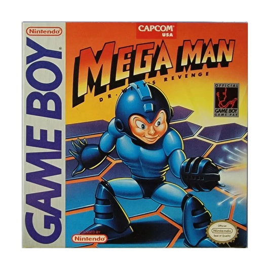 Representative pre-owned Mega Man: Dr Wily's Revenge (Game Boy), white product reference.