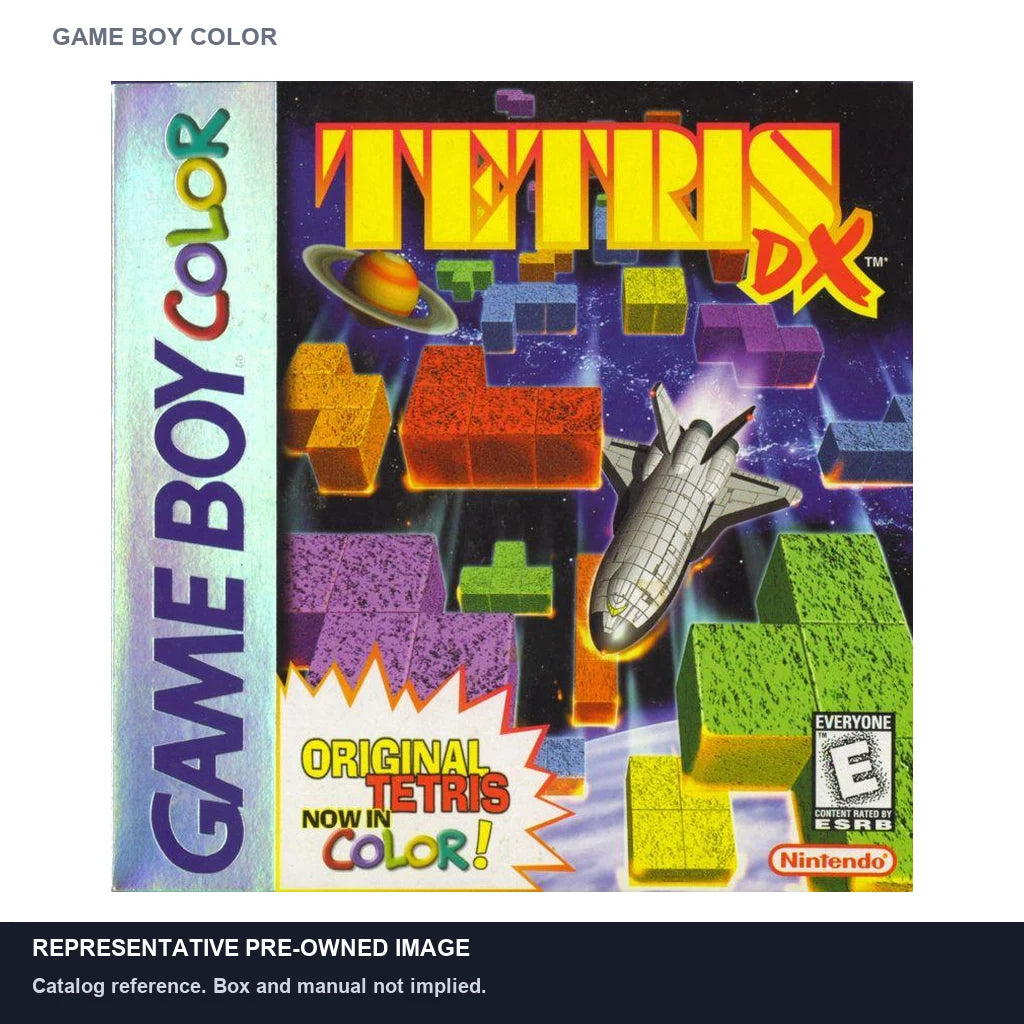Representative pre-owned Tetris DX (Game Boy Color), white product reference.