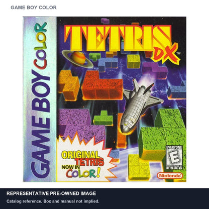 Representative pre-owned Tetris DX (Game Boy Color), white product reference.
