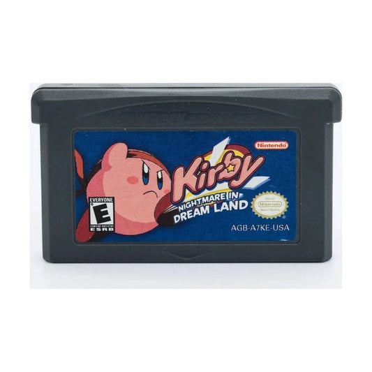 Representative pre-owned Kirby: Nightmare in Dream Land (Game Boy Advance), white product reference.