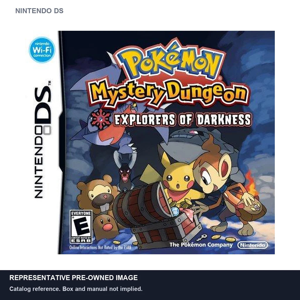 Representative pre-owned Pokemon Mystery Dungeon Explorers of Darkness (Nintendo DS), white product reference.