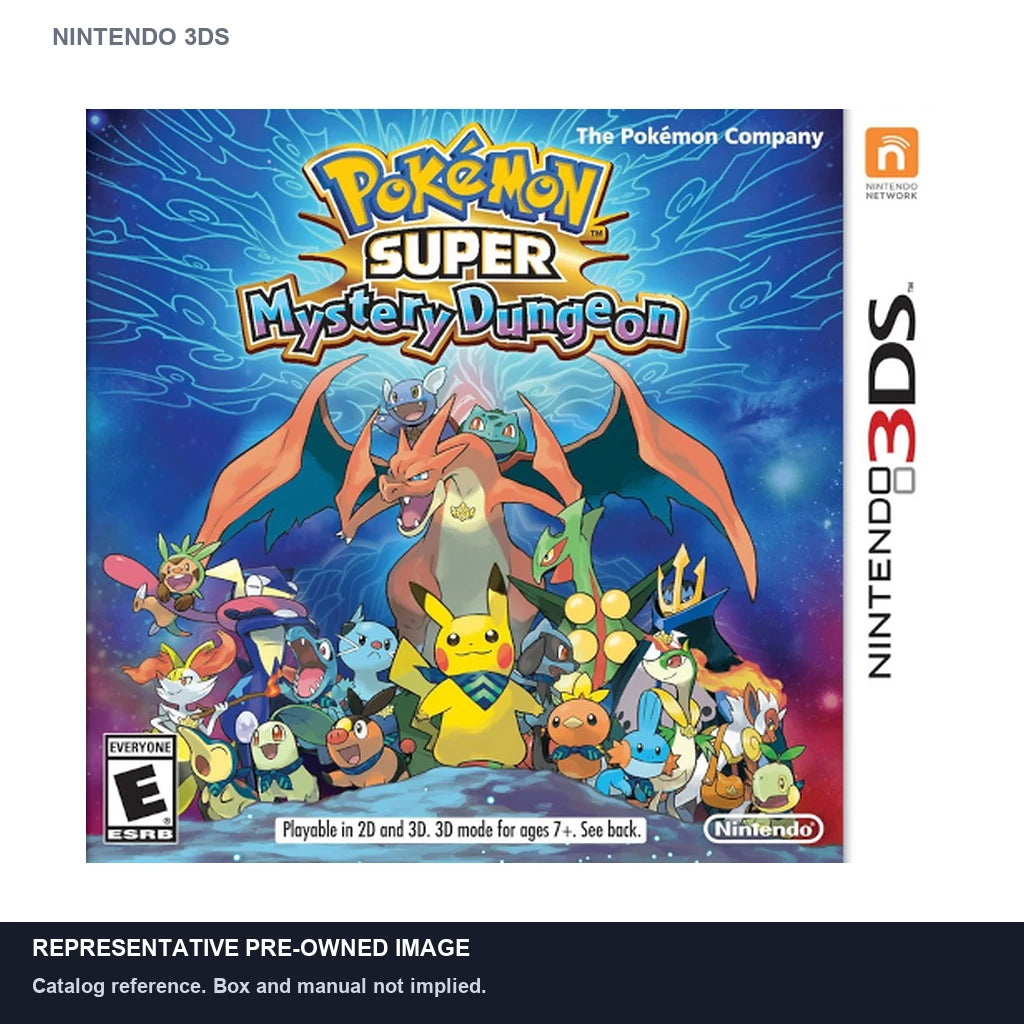 Representative pre-owned Pokemon Super Mystery Dungeon (Nintendo 3DS), white product reference.