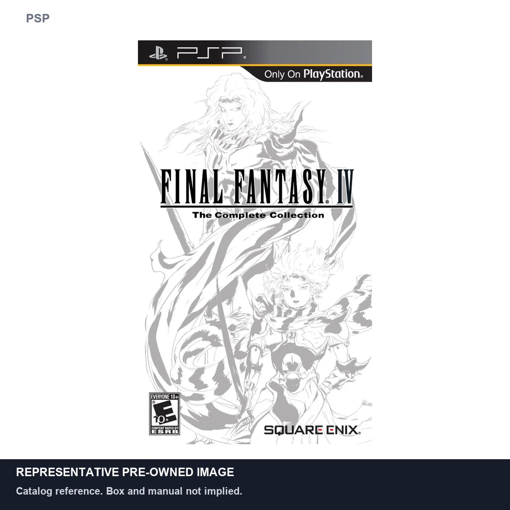 Representative pre-owned Final Fantasy IV (PSP), white product reference.