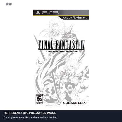 Representative pre-owned Final Fantasy IV (PSP), white product reference.