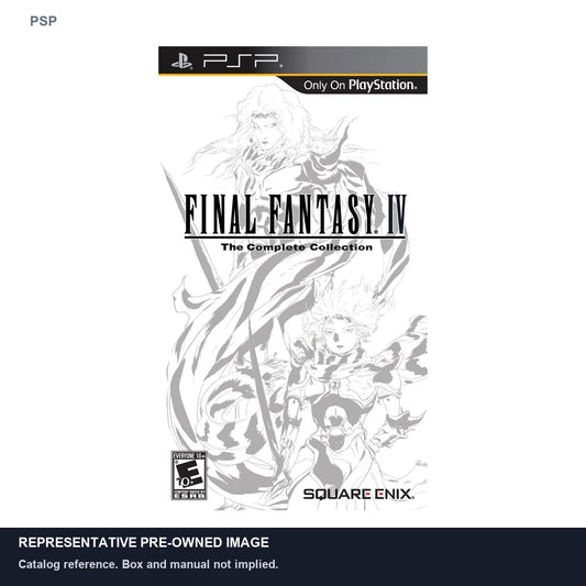 Representative pre-owned Final Fantasy IV (PSP), white product reference.