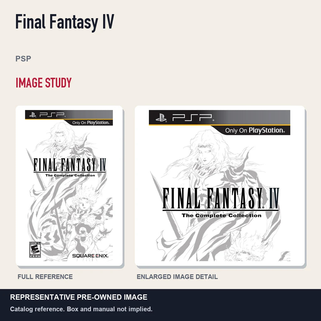 Representative pre-owned Final Fantasy IV (PSP), full image and detail.