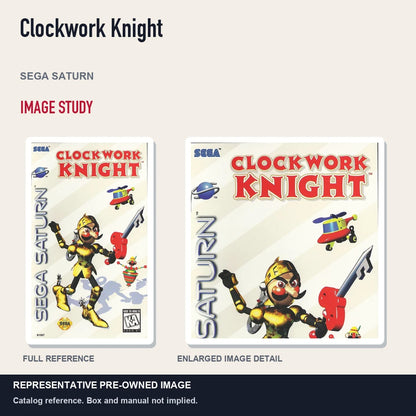 Representative pre-owned Clockwork Knight (Sega Saturn), full image and detail.