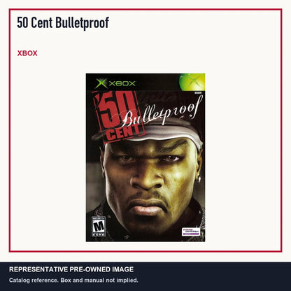 Representative pre-owned 50 Cent Bulletproof (Xbox), minimal product layout.
