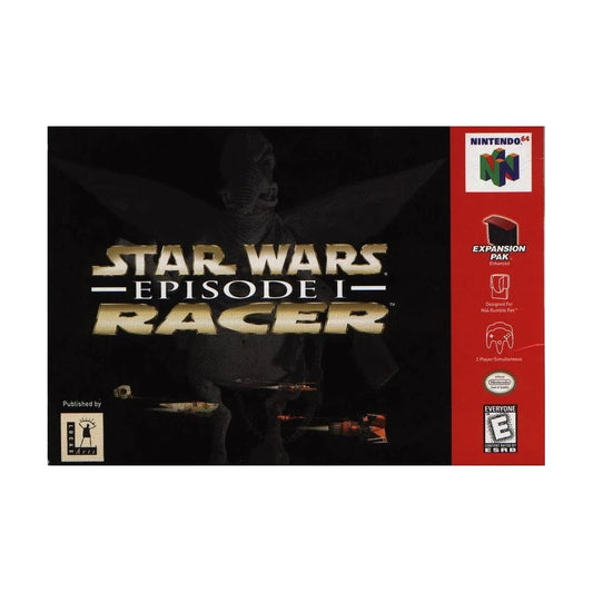 Representative pre-owned Star Wars Episode I Racer (Nintendo 64), white product reference.