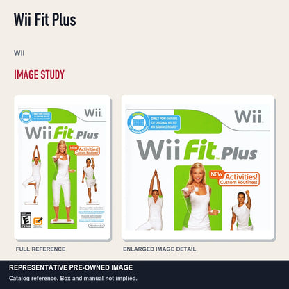 Representative pre-owned Wii Fit Plus (Wii), full image and detail.