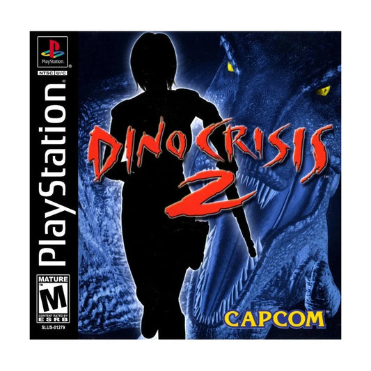 Representative pre-owned Dino Crisis 2 (PlayStation 1), white product reference.