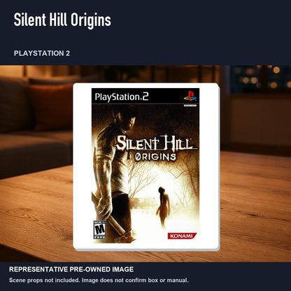 Representative pre-owned Silent Hill Origins (PlayStation 2), product image in a styled room scene.