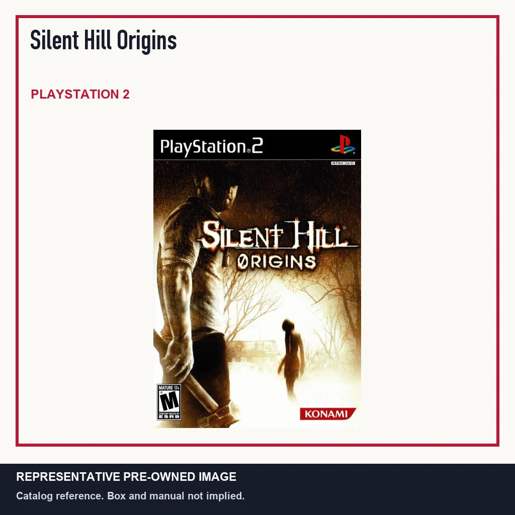 Representative pre-owned Silent Hill Origins (PlayStation 2), minimal product layout.