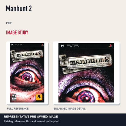 Representative pre-owned Manhunt 2 (PSP), full image and detail.