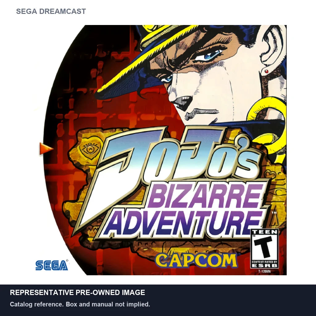 Representative pre-owned JoJo's Bizarre Adventure (Sega Dreamcast), white product reference.