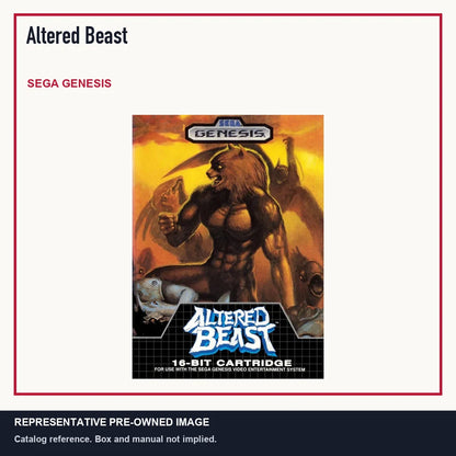 Representative pre-owned Altered Beast (Sega Genesis), minimal product layout.