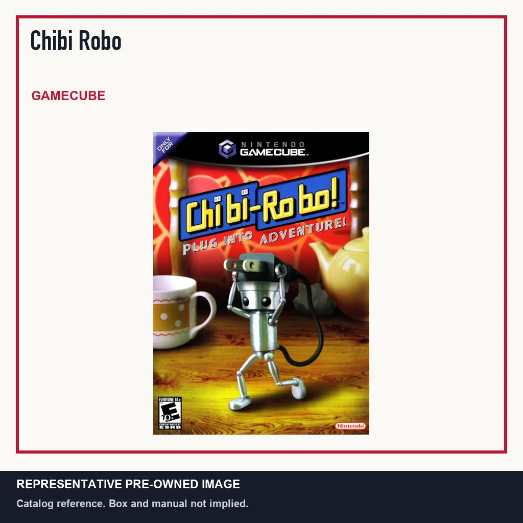 Representative pre-owned Chibi Robo (GameCube), minimal product layout.