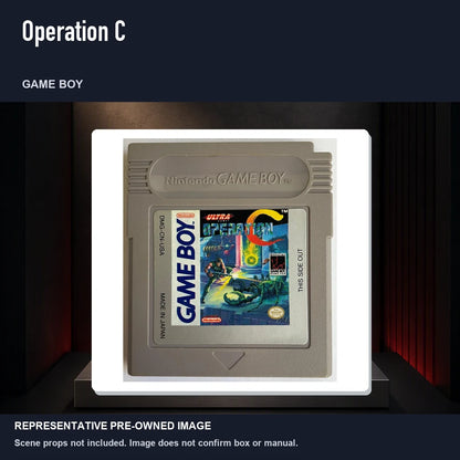 Representative pre-owned Operation C (Game Boy), product image on a display panel.