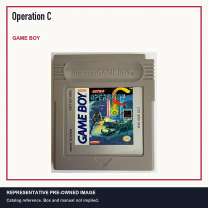 Representative pre-owned Operation C (Game Boy), minimal product layout.