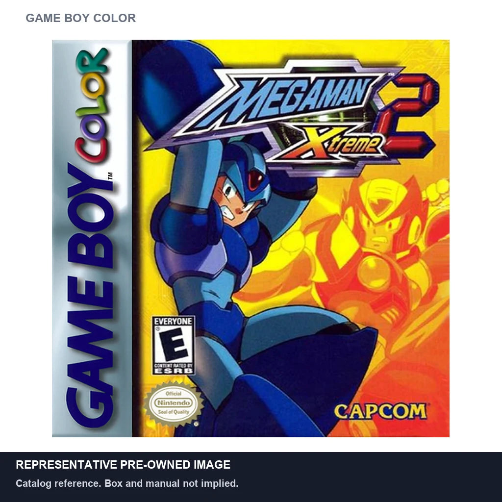 Representative pre-owned Mega Man Xtreme 2 (Game Boy Color), white product reference.