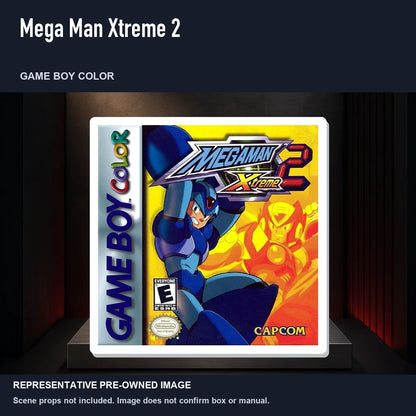Representative pre-owned Mega Man Xtreme 2 (Game Boy Color), product image on a display panel.