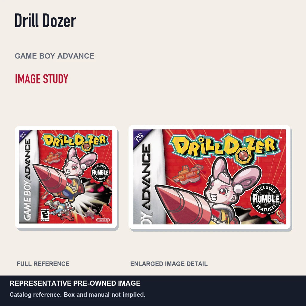 Representative pre-owned Drill Dozer (Game Boy Advance), full image and detail.