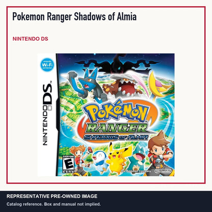 Representative pre-owned Pokemon Ranger Shadows of Almia (Nintendo DS), minimal product layout.