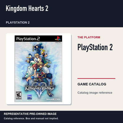 Representative pre-owned Kingdom Hearts 2 (PlayStation 2), platform product layout.