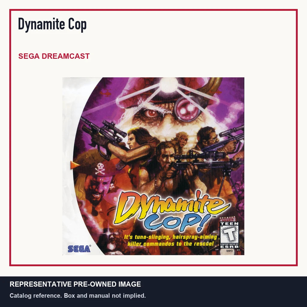 Representative pre-owned Dynamite Cop (Sega Dreamcast), minimal product layout.