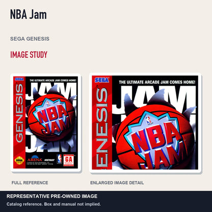 Representative pre-owned NBA Jam (Sega Genesis), full image and detail.
