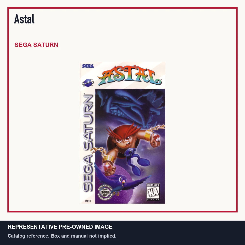 Representative pre-owned Astal (Sega Saturn), minimal product layout.