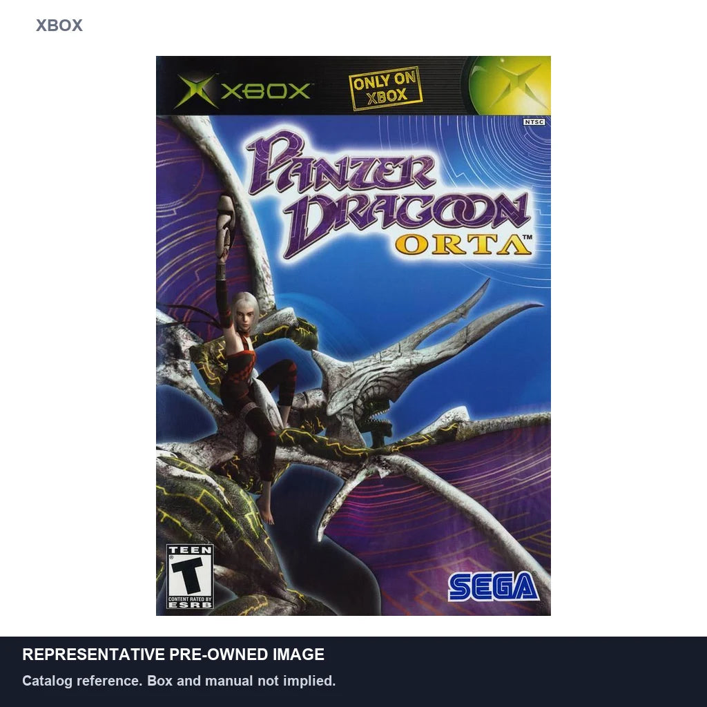 Representative pre-owned Panzer Dragoon Orta (Xbox), white product reference.