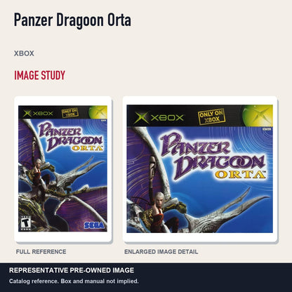 Representative pre-owned Panzer Dragoon Orta (Xbox), full image and detail.