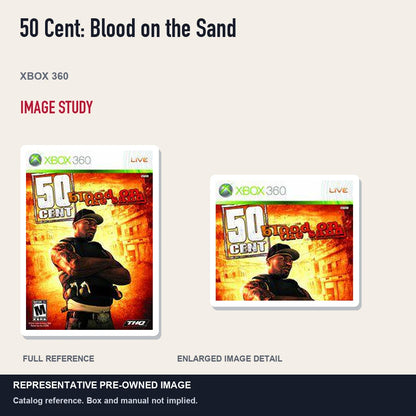 Representative pre-owned 50 Cent: Blood on the Sand (Xbox 360), full image and detail.