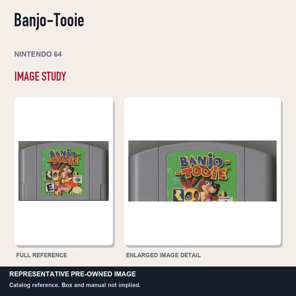 Representative pre-owned Banjo-Tooie (Nintendo 64), full image and detail.