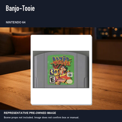 Representative pre-owned Banjo-Tooie (Nintendo 64), product image in a styled room scene.