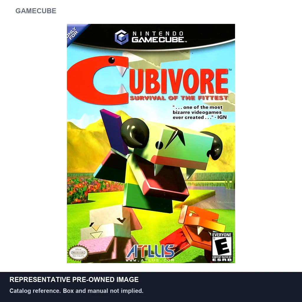 Representative pre-owned Cubivore (GameCube), white product reference.