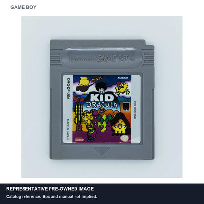 Representative pre-owned Kid Dracula (Game Boy), white product reference.