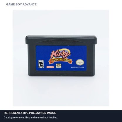 Representative pre-owned Kirby and the Amazing Mirror (Game Boy Advance), white product reference.