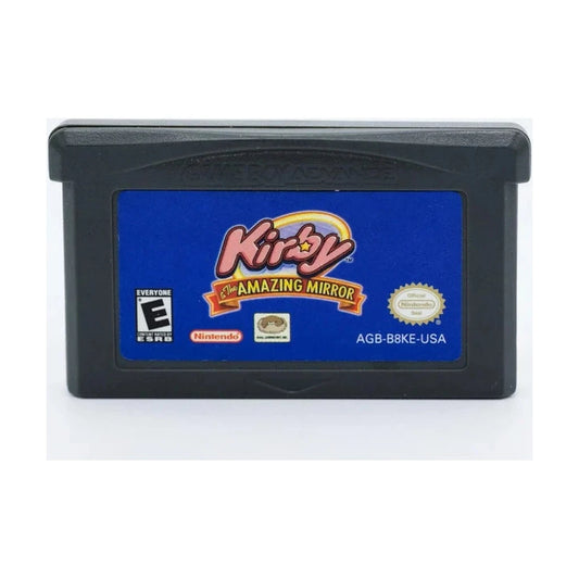 Representative pre-owned Kirby and the Amazing Mirror (Game Boy Advance), white product reference.