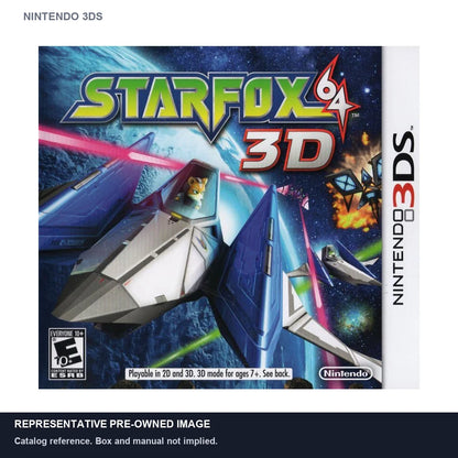 Representative pre-owned Star Fox 64 3D (Nintendo 3DS), white product reference.