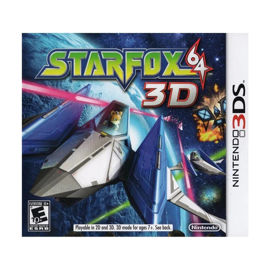 Representative pre-owned Star Fox 64 3D (Nintendo 3DS), white product reference.