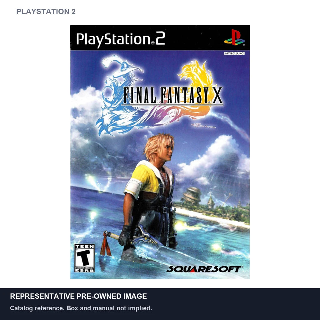 Representative pre-owned Final Fantasy X (PlayStation 2), white product reference.