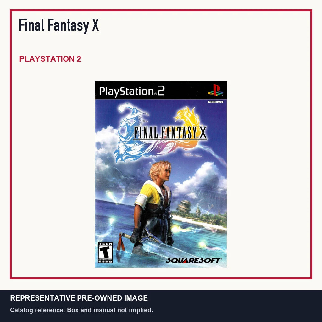 Representative pre-owned Final Fantasy X (PlayStation 2), minimal product layout.